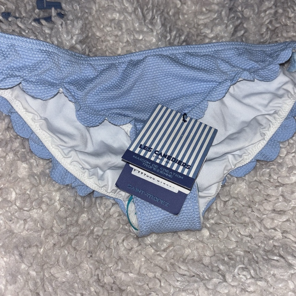 Les canabiers blue bikini bottom size 38